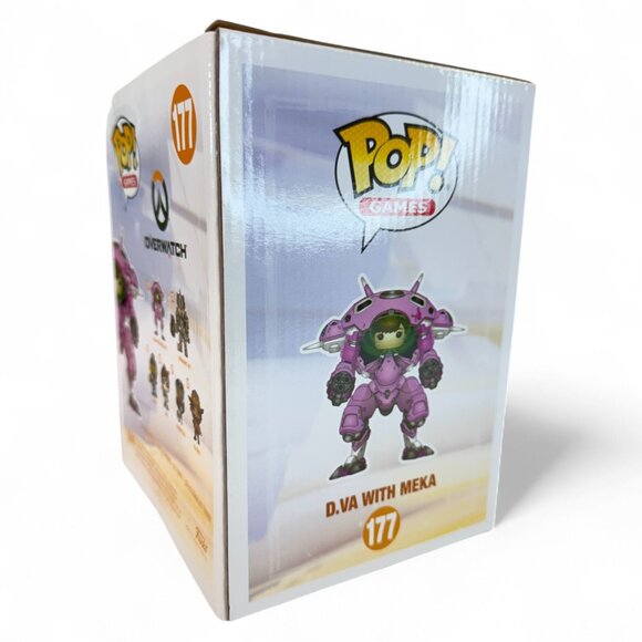Funko Pop Games Overwatch D.Va & Meka blueberry #177 Exclusive Vinyl Figure - Picture 5 of 8